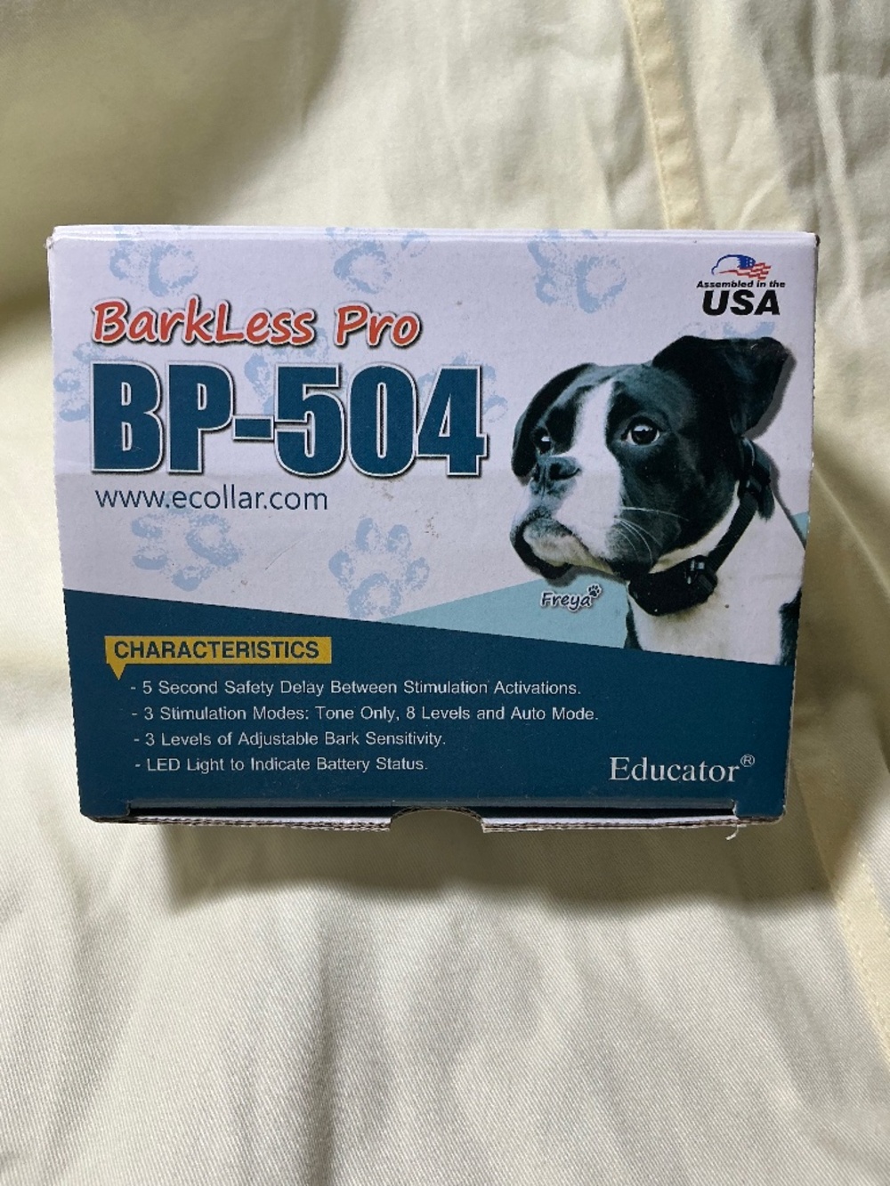 Bark Collar.  Barkless Pro BP-504